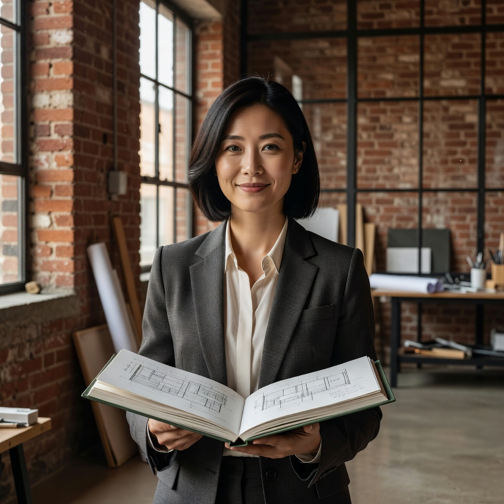 Portrait of Sarah Chen, satisfied Mossfield Studio client from London