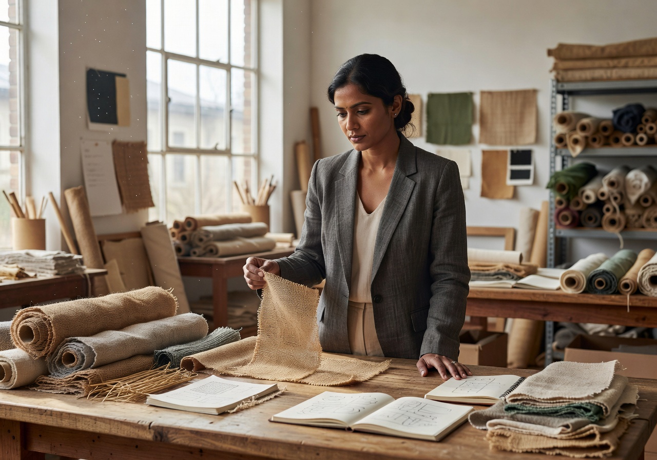 Priya Nair, Material Sourcing Lead at Mossfield Studio